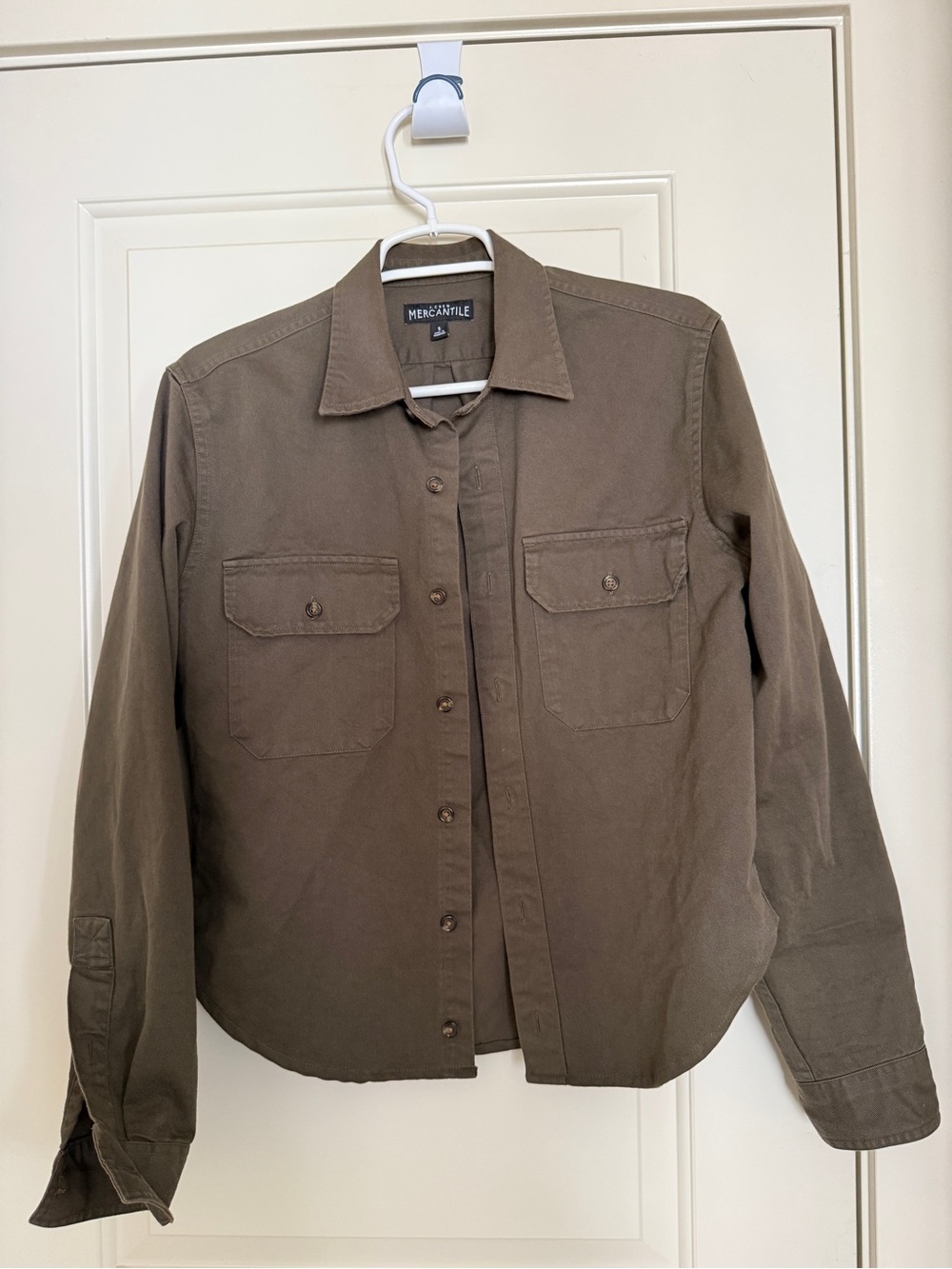 Men's Brown Utility Shirt Jacket